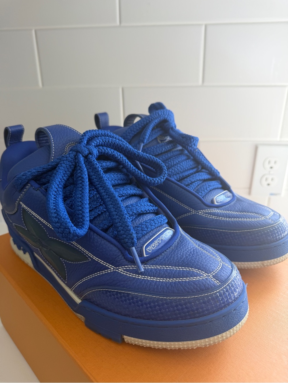 Louis Vuitton Men’s Blue Skate Sneakers